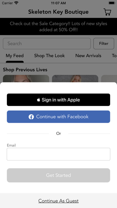 Emulate iPhone app Skeleton Key Boutique using MyAndroid Emulate iPhone app Skeleton Key Boutique using MyAndroid