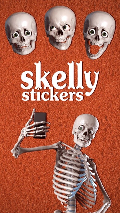 Emulate iPhone app Skelly Stickers: Skulls and Skeletons using MyAndroid