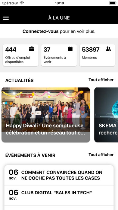Emulate iPhone app SKEMA Alumni using MyAndroid Emulate iPhone app SKEMA Alumni using MyAndroid
