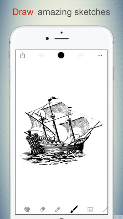 Emulate iPhone app SketchDesk - Paint, Drawing & Sketches Application using MyAndroid Emulate iPhone app SketchDesk - Paint, Drawing & Sketches Application using MyAndroid