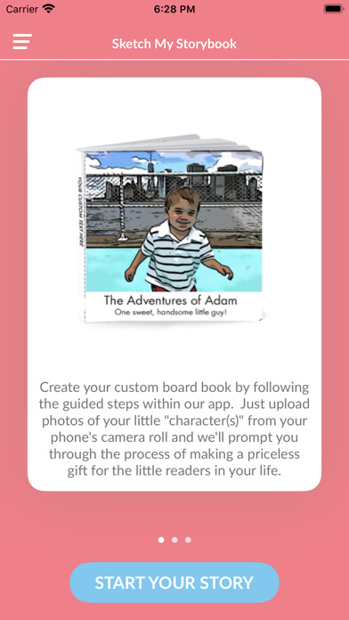 Emulate iPhone app Sketch My Storybook using MyAndroid