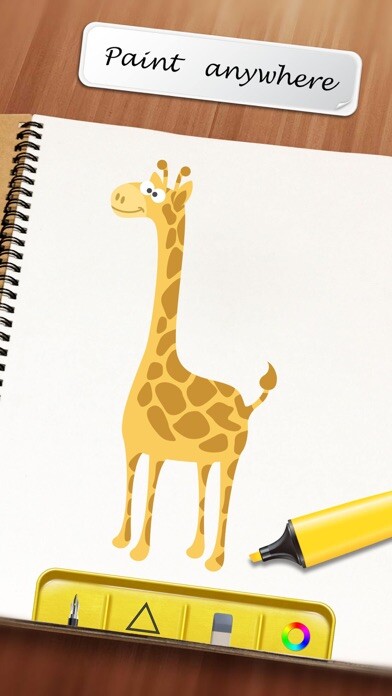 Emulate iPhone app Sketch Pad - My Drawing Board using MyAndroid