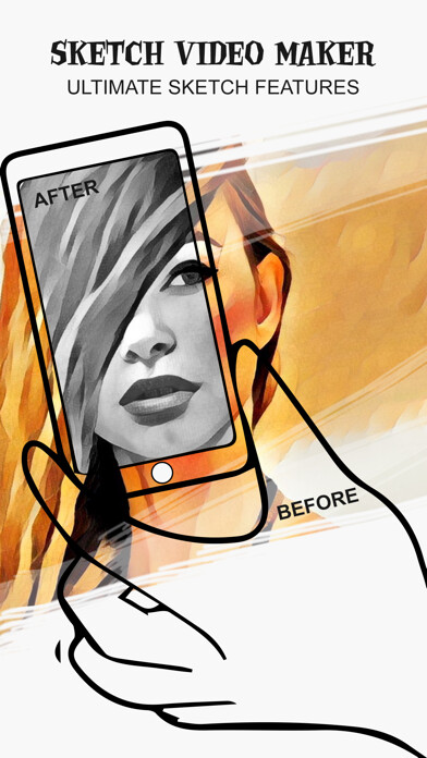 Emulate iPhone app Sketch Video Maker using MyAndroid