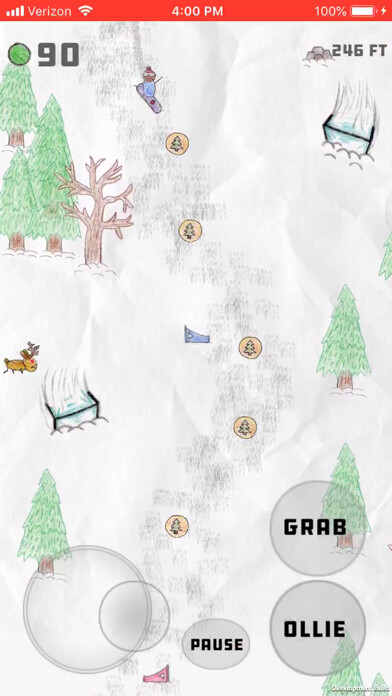 Emulate iPhone app Sketchy Snowboarding using MyAndroid Emulate iPhone app Sketchy Snowboarding using MyAndroid