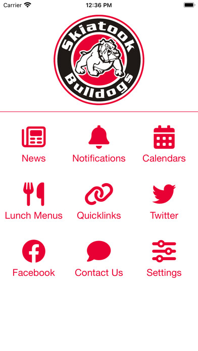 Emulate iPhone app Skiatook Public Schools using MyAndroid