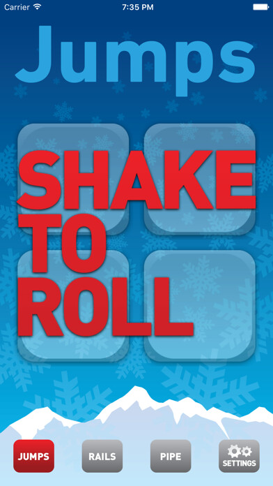 Emulate iPhone app Ski Dice using MyAndroid