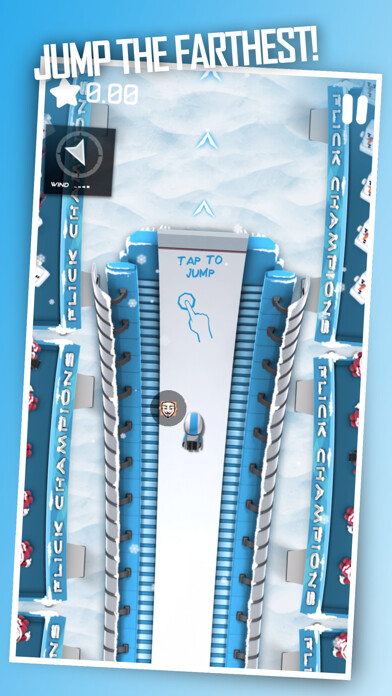 Emulate iPhone app Ski Jump Champs using MyAndroid Emulate iPhone app Ski Jump Champs using MyAndroid