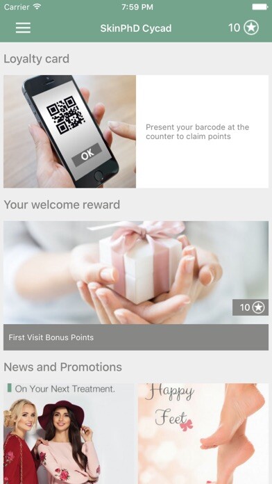 Emulate iPhone app SkinPhD Cycad using MyAndroid