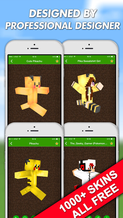 Emulate iPhone app Skins for Minecraft PE (Pocket Edition) & PC Free - for Pokemon using MyAndroid Emulate iPhone app Skins for Minecraft PE (Pocket Edition) & PC Free - for Pokemon using MyAndroid