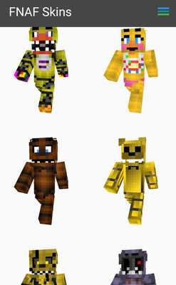 Emulate Android APK Skins from FNaF for Minecraft PE Emulate Android APK Skins from FNaF for Minecraft PE