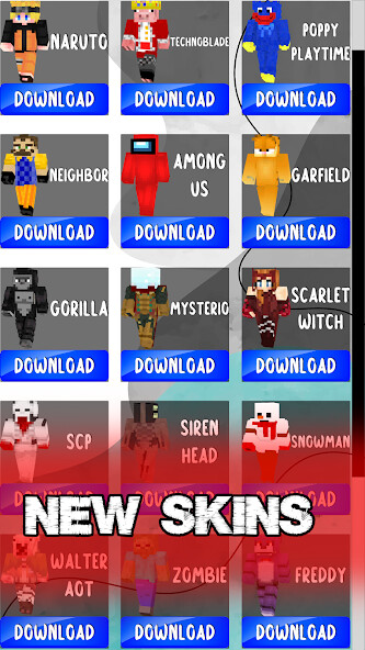 Run android online APK Skins HD for Minecraft PE from MyAndroid or emulate Skins HD for Minecraft PE using MyAndroid