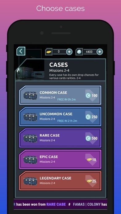 Emulate iPhone app SkinsLand: Open Cases & Skins using MyAndroid