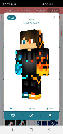 Run android online APK Skins MASTER for MINECRAFT PE from MyAndroid or emulate Skins MASTER for MINECRAFT PE using MyAndroid