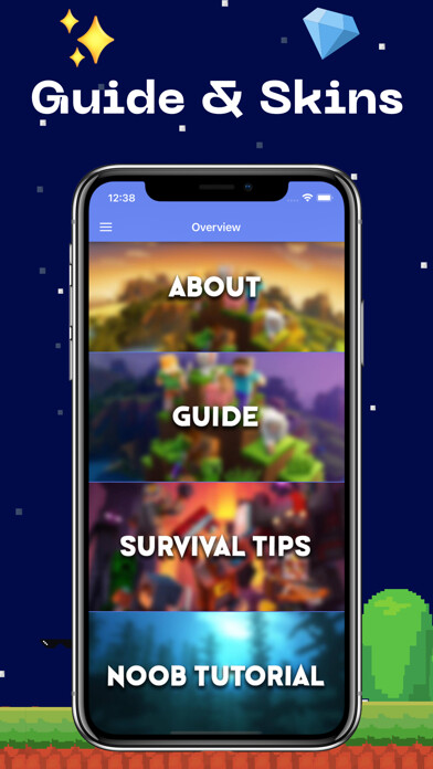 Emulate iPhone app Skins & Tricks for Minecraft using MyAndroid