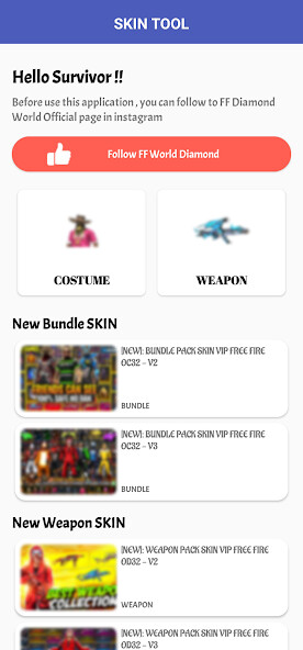 Run android online APK Skin Tools Config FFF Pro from MyAndroid or emulate Skin Tools Config FFF Pro using MyAndroid Run android online APK Skin Tools Config FFF Pro from MyAndroid or emulate Skin Tools Config FFF Pro using MyAndroid