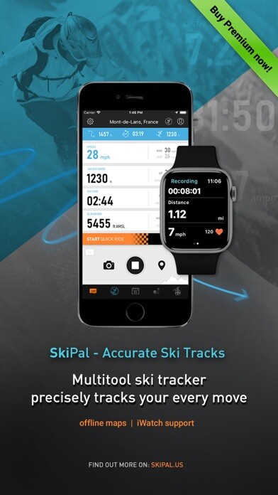 Emulate iPhone app SkiPal - Accurate Ski Tracks using MyAndroid Emulate iPhone app SkiPal - Accurate Ski Tracks using MyAndroid