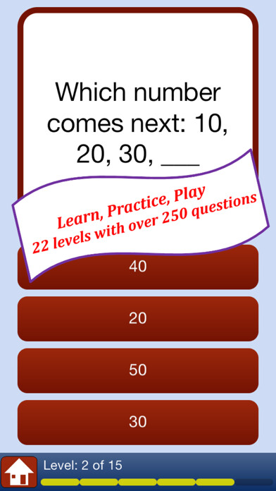 Emulate iPhone app Skip Counting - a math quiz game for kids to learn simple addition and subtraction using MyAndroid Emulate iPhone app Skip Counting - a math quiz game for kids to learn simple addition and subtraction using MyAndroid