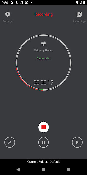 Run android online APK Skipping Silence Recorder from MyAndroid or emulate Skipping Silence Recorder using MyAndroid