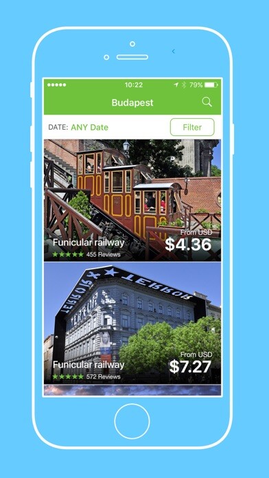 Emulate iPhone app SkipTheLine - Tours, Travel Activities & Tickets using MyAndroid