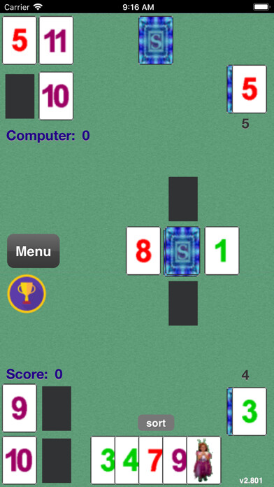 Emulate iPhone app SkipTouch 2.0 - Card Game using MyAndroid Emulate iPhone app SkipTouch 2.0 - Card Game using MyAndroid