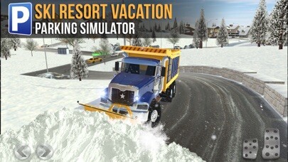 Emulate iPhone app Ski Resort Parking Sim using MyAndroid