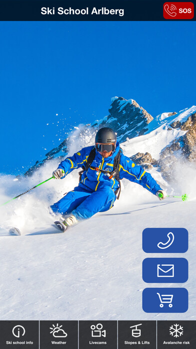 Emulate iPhone app Ski School Arlberg using MyAndroid Emulate iPhone app Ski School Arlberg using MyAndroid