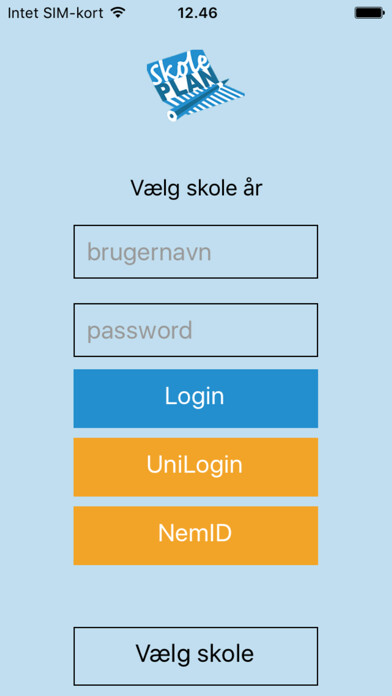 Emulate iPhone app SkolePlan Plus using MyAndroid