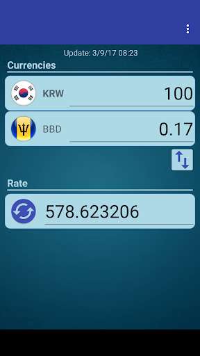 Run android online APK S Korea Won x Barbadian Dollar from MyAndroid or emulate S Korea Won x Barbadian Dollar using MyAndroid