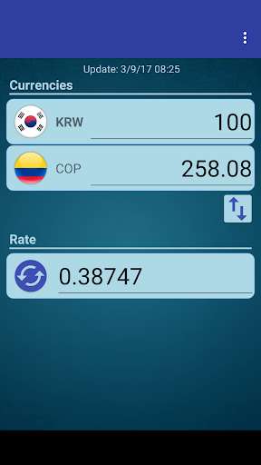 Run android online APK S Korea Won x Colombia Peso from MyAndroid or emulate S Korea Won x Colombia Peso using MyAndroid