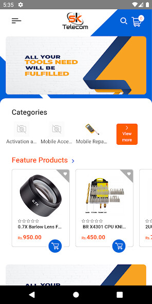 Emulate SK Tools - Best Shop for Repairing Tools from MyAndroid or run SK Tools - Best Shop for Repairing Tools using MyAndroid