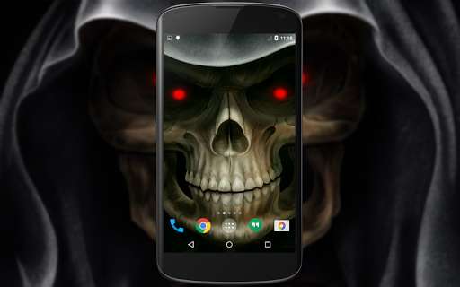 Emulate Android APK Skull 3D Live Wallpaper