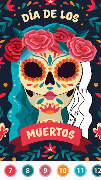 Run android online APK Skull Coloring Book Color Game from MyAndroid or emulate Skull Coloring Book Color Game using MyAndroid