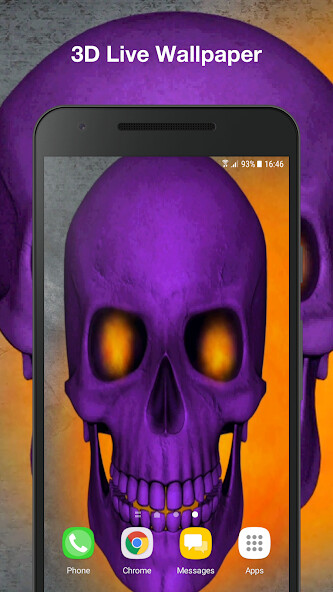 Run android online APK Skull Live Wallpaper Pro from MyAndroid or emulate Skull Live Wallpaper Pro using MyAndroid