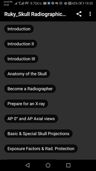 Run android online APK Skull Radiographic Anatomy from MyAndroid or emulate Skull Radiographic Anatomy using MyAndroid