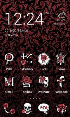 Emulate Android APK Skull Theme - ZERO Launcher Emulate Android APK Skull Theme - ZERO Launcher