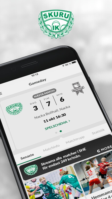 Emulate iPhone app Skuru IK - Gameday using MyAndroid Emulate iPhone app Skuru IK - Gameday using MyAndroid