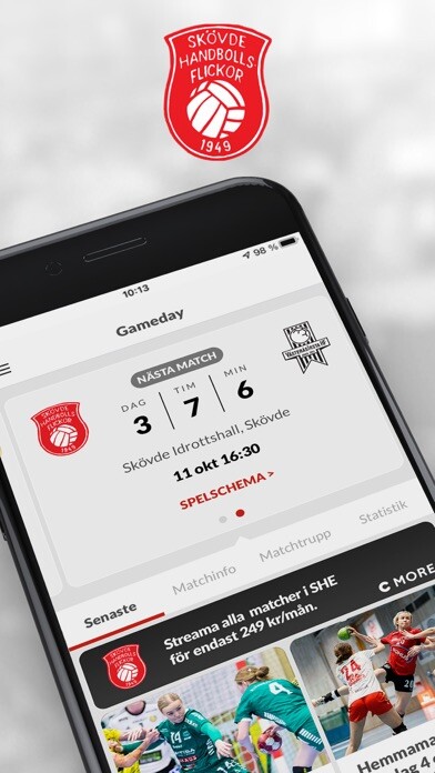 Emulate iPhone app Skövde HF - Gameday using MyAndroid Emulate iPhone app Skövde HF - Gameday using MyAndroid