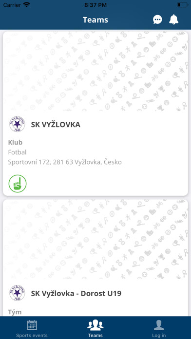 Emulate iPhone app SK Vyžlovka using MyAndroid Emulate iPhone app SK Vyžlovka using MyAndroid