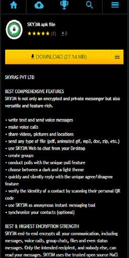 Run android online APK SKYALL from MyAndroid or emulate SKYALL using MyAndroid