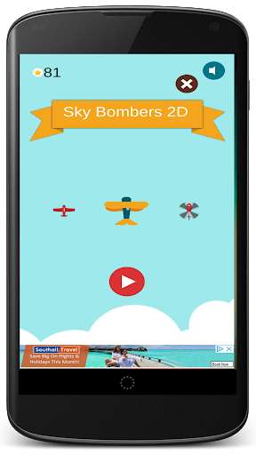 Run android online APK Sky Bombers 2D from MyAndroid or emulate Sky Bombers 2D using MyAndroid