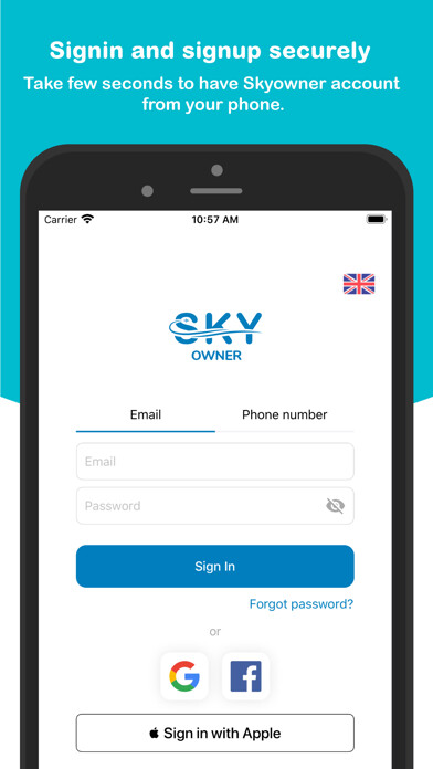 Emulate iPhone app SkyBooking Owner using MyAndroid