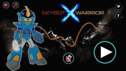 Emulate iPhone app Skybot X Warrior - Robot Force using MyAndroid