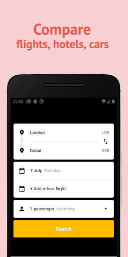 Run android online APK Skychecker: Compare Flights, Hotels, Motels, Cars from MyAndroid or emulate Skychecker: Compare Flights, Hotels, Motels, Cars using MyAndroid