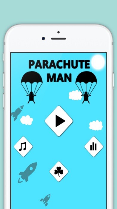Emulate iPhone app Sky Dive Parachute Me using MyAndroid