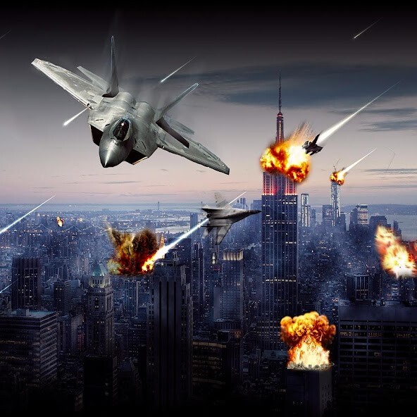 Run android online APK Sky Fighter - Air Force Jet Attack - Storm Missile from MyAndroid or emulate Sky Fighter - Air Force Jet Attack - Storm Missile using MyAndroid
