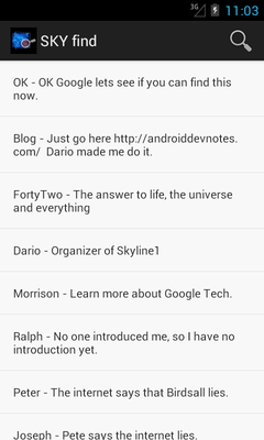 Emulate Android APK Sky find - Test OK Google Emulate Android APK Sky find - Test OK Google
