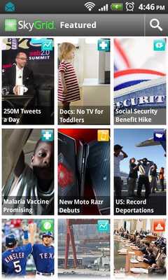 Emulate Android APK SkyGrid News