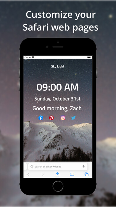 Emulate iPhone app Sky Light - Beautiful Pages using MyAndroid Emulate iPhone app Sky Light - Beautiful Pages using MyAndroid