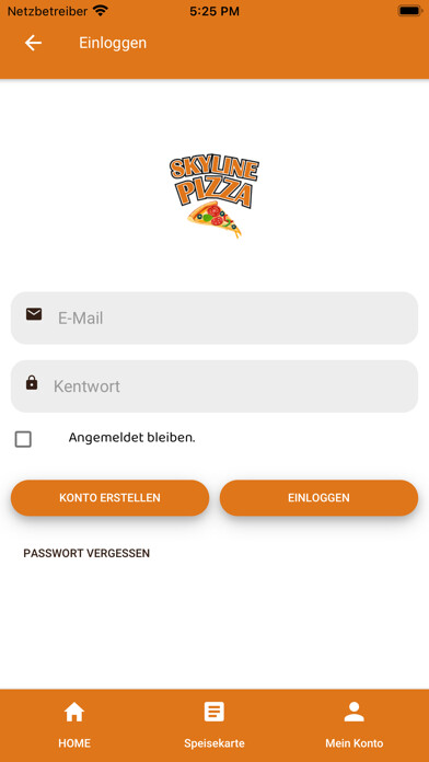 Emulate iPhone app Skyline Pizza Stolberg using MyAndroid Emulate iPhone app Skyline Pizza Stolberg using MyAndroid