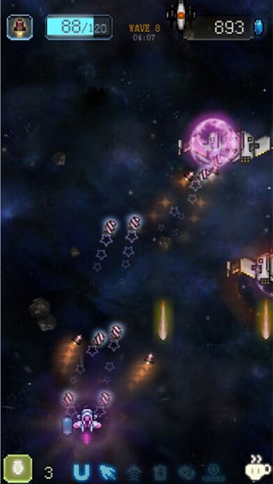 Emulate iPhone app Sky Master - pixel shooter using MyAndroid